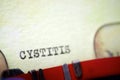cystitis concept view