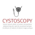 Cystoscopy flat icon Royalty Free Stock Photo