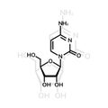 Cytidine chemical formula