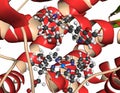 Cytochrome P450 (CYP2D6) liver enzyme in complex with the drug quinine. Protein: cartoon representation with secondary structure