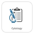 Cytology and Medical Services Flat Icon