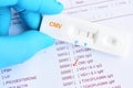 Cytomegalovirus positive test result