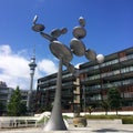 Cytoplasm Sculpture in Viaduct Harbour Auckland New Zealand