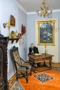 Czarnolas, Poland - Interior of historic manor house in Czarnolas hosting the museum of Jan Kochanowski