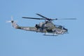 Czech Air Force Bell AH-1Z Viper attack helicopter. Aviation and military rotorcraft.