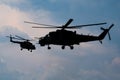 Czech Air Force Mil Mi-24V Hind 7360 attack helicopter display at SIAF Slovak International Air Fest 2019