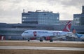 Czech Airlines Airbus A-320 departing Prague airport