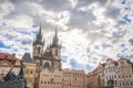 Buildings from Old Town of Prague City Royalty Free Stock Photo