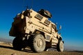 Czech armored vehicle in Afghanistan Royalty Free Stock Photo