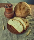 Czech bread bakery products Royalty Free Stock Photo