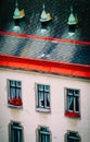 Czech, Brno, city architecture building. Europe, Brno downtown a