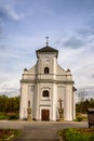 Czech church of saint Petr from Alkantara Royalty Free Stock Photo