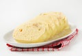 Czech cuisine - Raised bread dumplings Royalty Free Stock Photo