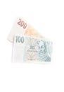 Czech currency money Royalty Free Stock Photo