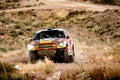 Czech driver Martin Prokop and his codriver Jan Tomanek in a Ford Raptor