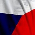 Czech Flag Closeup