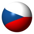 Czech flag sphere