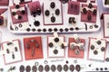 Czech garnet stone jewelry