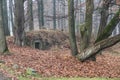 Czech historical bunker museum from war fotification