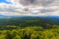 Czech - impressive views of the nearby and far away surroundings from stone bridge Pravcicka brana