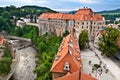 Czech Krumlov Castle Royalty Free Stock Photo