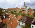 Czech Krumlov view Royalty Free Stock Photo
