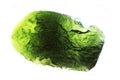 czech moldavite isolated Royalty Free Stock Photo