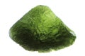 czech moldavite isolated Royalty Free Stock Photo