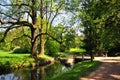 Pruhonice Park in spring time. Prague Royalty Free Stock Photo