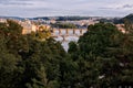 Czech Republic. Bridges on the Vltava. Prague in the evening. 14 June 2016. Royalty Free Stock Photo