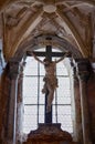 Czech Republic. Crucifixion in the ossuary in Kutna Hora. June 14, 2016