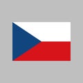 Czech republic flag vector illustration in high quality for ui and ux, website or mobile application Royalty Free Stock Photo