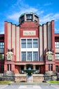 Famous modernist Museum of East Bohemia, historical town Hradec Royalty Free Stock Photo