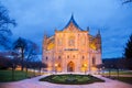 Czech republic, Kutna Hora: Dec 12, 2017: gothic St. Barbora cathedral, national cultural landmark, Kutna Hora, Czech republic