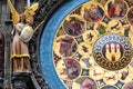 Czech Republic. Prague astronomical clock in the Old town Royalty Free Stock Photo