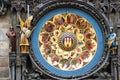 Czech Republic. Prague astronomical clock in the Old town Royalty Free Stock Photo