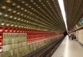 Staromestska metro station. Prague, Czech Republic