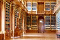 Czech Republic. Prague. The old library at Strahov monastery Royalty Free Stock Photo