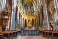 Interior of St. Vitus Cathedral at Prague Castle, Czech Republic Royalty Free Stock Photo