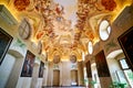 Czech Republic. Prague. Strahov monastery. The frescoed vault ceiling