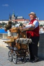Prague, street Musician on Charles bridge