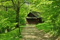 Czech republic, Roznov pod Radhostem, Historic house in the museum