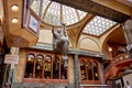 Czech Republic. VÃÂ¡clav on an upturned horse in Lucerne in Prague. Sculpture of David Black. 15 June 2016.