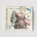 Czech stamps Royalty Free Stock Photo