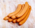 Czech thin sausages (Parky) Royalty Free Stock Photo