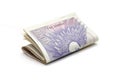 Czech thousand banknotes money