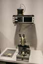 Czechoslovak ultramicrotome Tesla BS 490 from year 1970, device used for making extra thin slices of samples