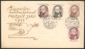 Czechoslovakia First Day Cover and Envelope, Stamp.