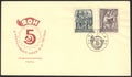 Czechoslovakia First Day Cover and Envelope, Stamp.