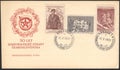 Czechoslovakia First Day Cover and Envelope, Stamp.